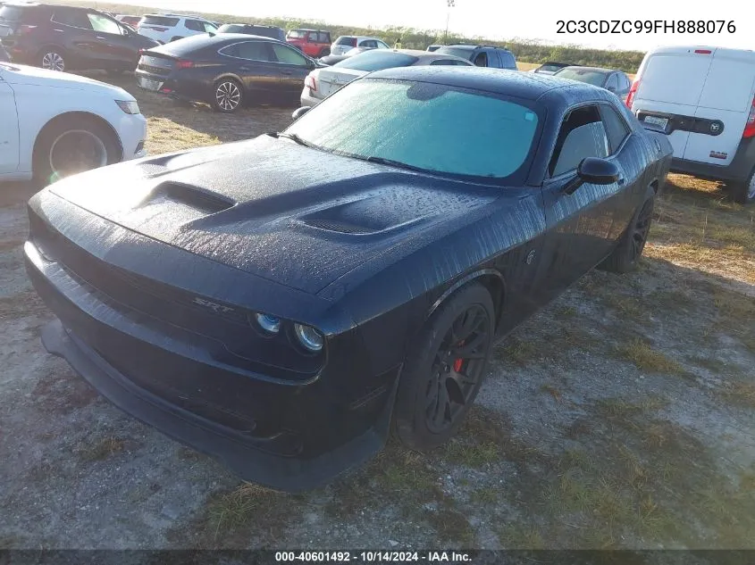 2015 Dodge Challenger Srt Hellcat VIN: 2C3CDZC99FH888076 Lot: 40601492