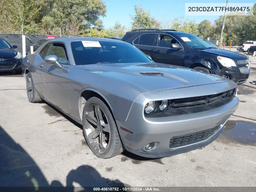 2015 Dodge Challenger R/T VIN: 2C3CDZAT7FH869475 Lot: 40618752