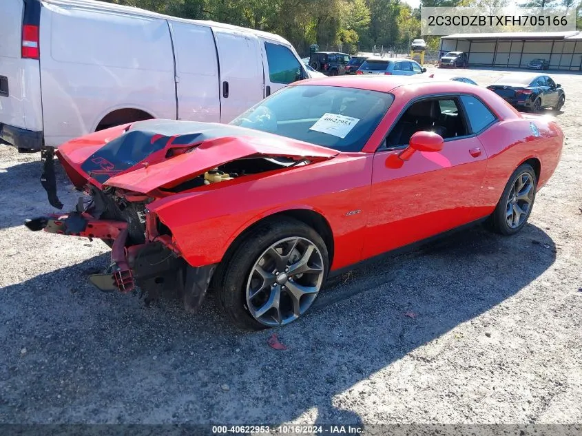 2015 Dodge Challenger R/T Plus VIN: 2C3CDZBTXFH705166 Lot: 40622953