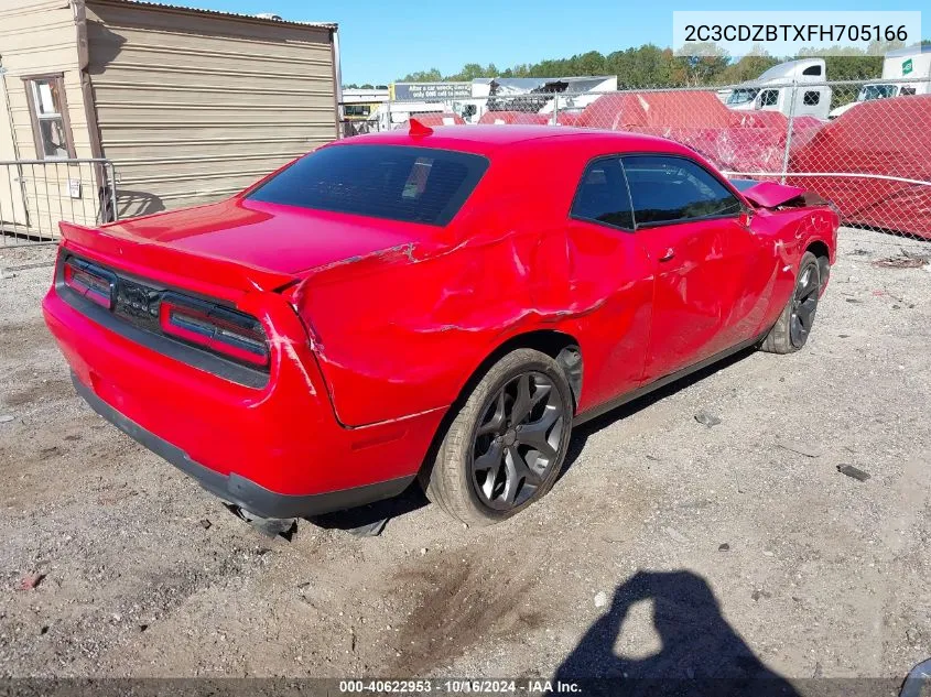 2015 Dodge Challenger R/T Plus VIN: 2C3CDZBTXFH705166 Lot: 40622953