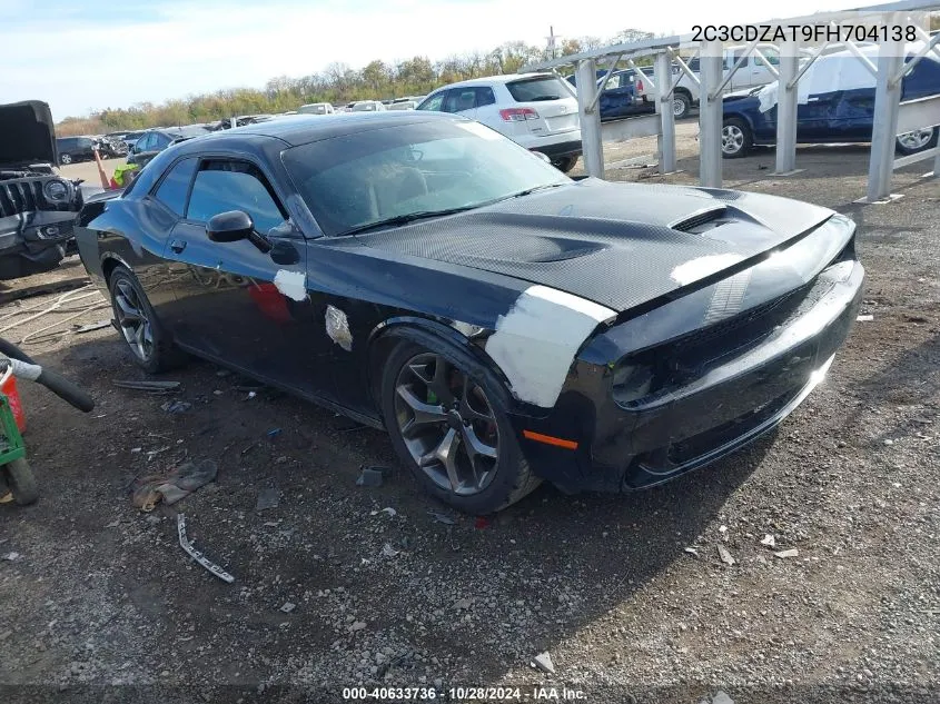 2015 Dodge Challenger R/T VIN: 2C3CDZAT9FH704138 Lot: 40633736