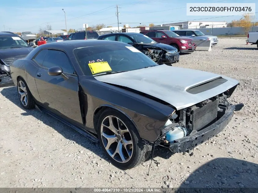 2C3CDZBG0FH703476 2015 Dodge Challenger Sxt Plus