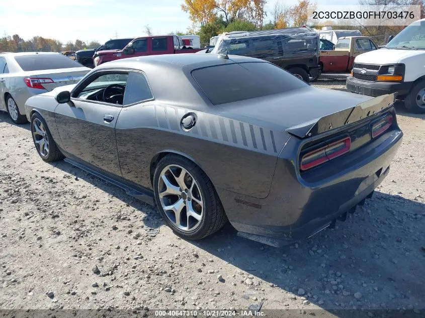 2C3CDZBG0FH703476 2015 Dodge Challenger Sxt Plus