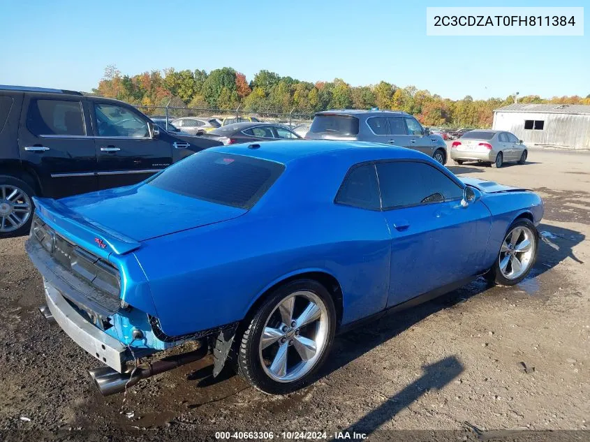 2015 Dodge Challenger R/T VIN: 2C3CDZAT0FH811384 Lot: 40663306