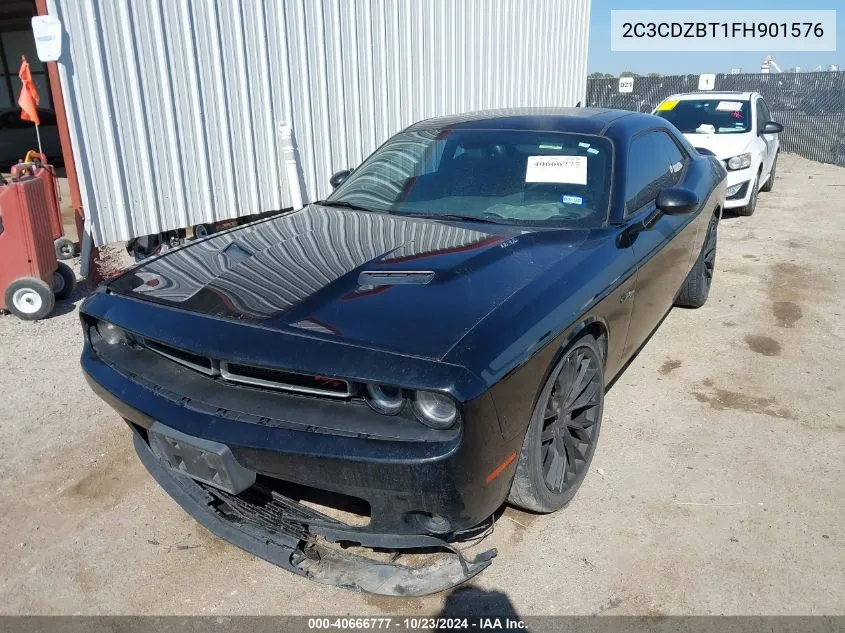 2015 Dodge Challenger R/T Plus VIN: 2C3CDZBT1FH901576 Lot: 40666777