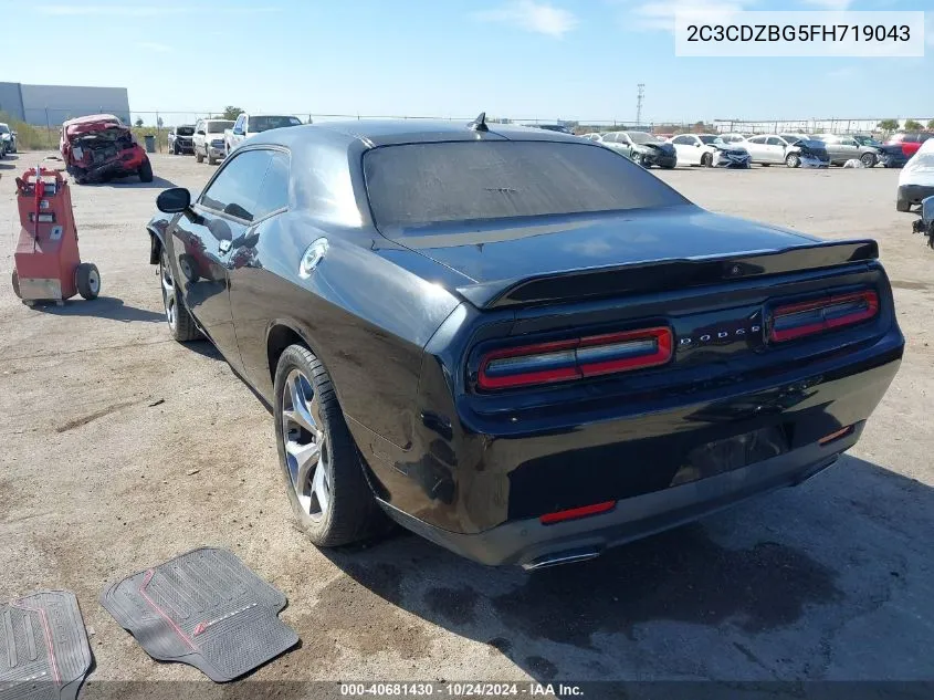 2C3CDZBG5FH719043 2015 Dodge Challenger Sxt Plus