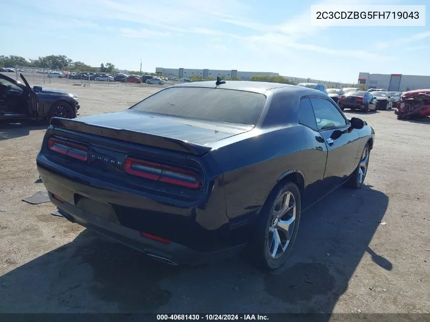 2C3CDZBG5FH719043 2015 Dodge Challenger Sxt Plus