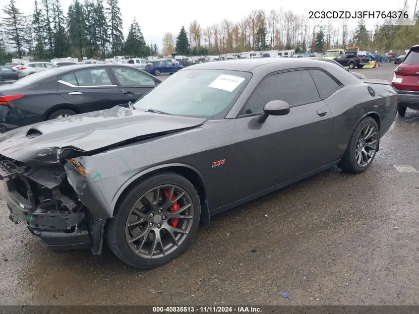 2015 Dodge Challenger Srt 392 VIN: 2C3CDZDJ3FH764376 Lot: 40835513