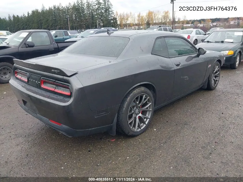 2015 Dodge Challenger Srt 392 VIN: 2C3CDZDJ3FH764376 Lot: 40835513