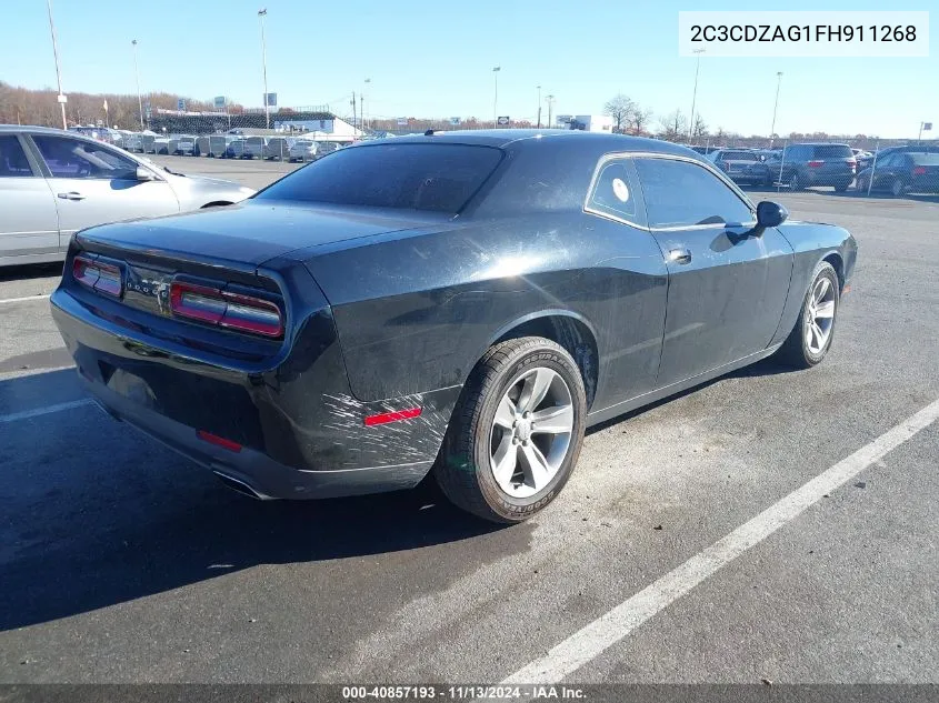 2C3CDZAG1FH911268 2015 Dodge Challenger Sxt