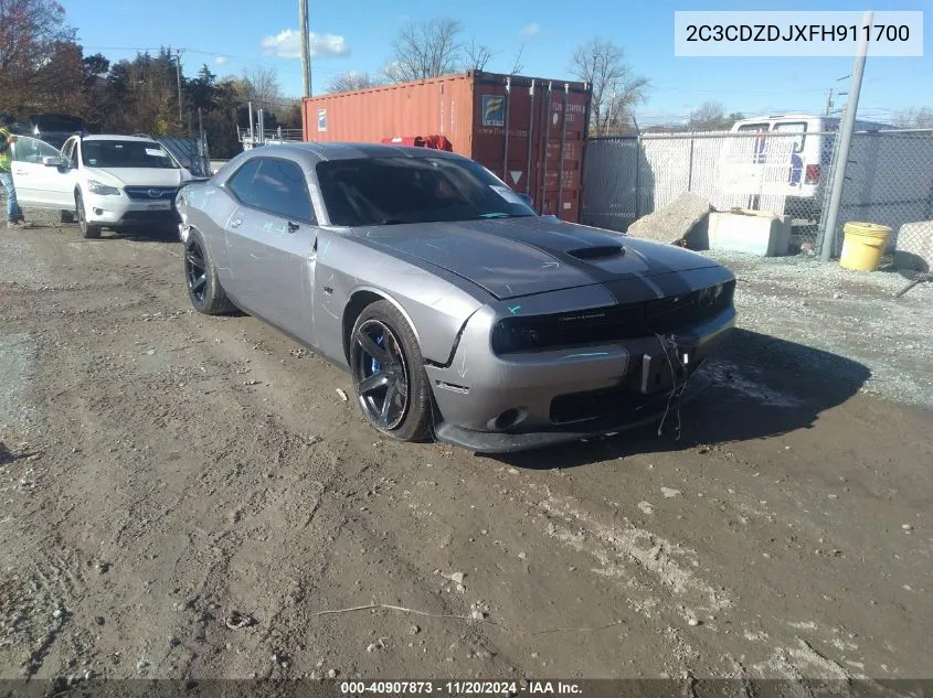 2015 Dodge Challenger Srt 392 VIN: 2C3CDZDJXFH911700 Lot: 40907873