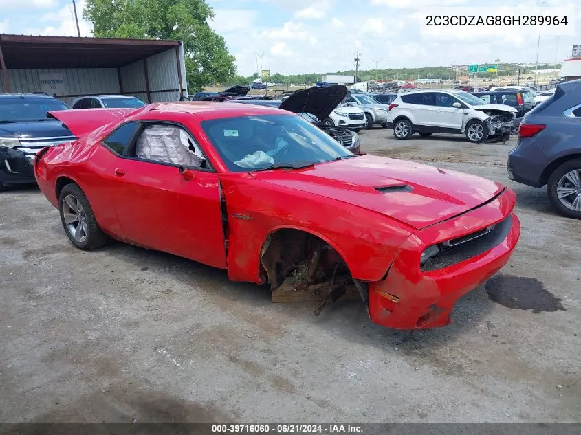 2016 Dodge Challenger Sxt VIN: 2C3CDZAG8GH289964 Lot: 39716060