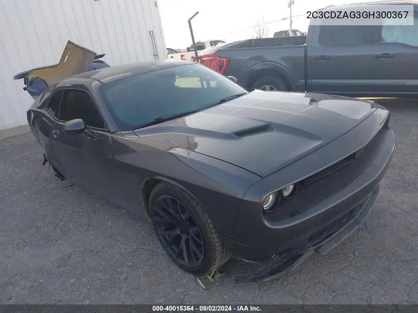 2016 Dodge Challenger Sxt Plus VIN: 2C3CDZAG3GH300367 Lot: 40015364