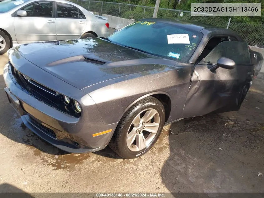 2016 Dodge Challenger Sxt VIN: 2C3CDZAG1GH113466 Lot: 40133148