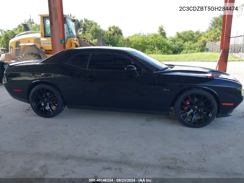 2C3CDZBT5GH284474 2016 Dodge Challenger R/T Plus