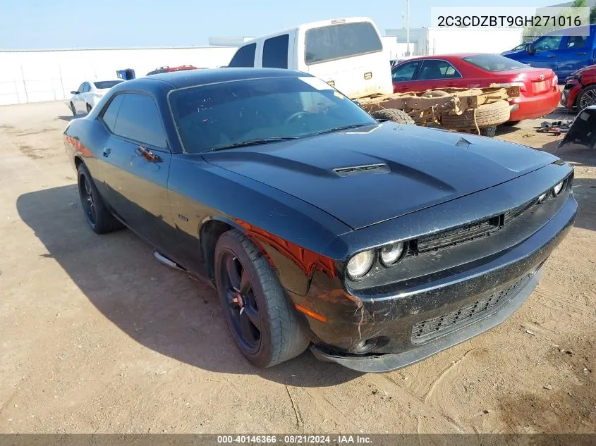 2016 Dodge Challenger R/T VIN: 2C3CDZBT9GH271016 Lot: 40146366