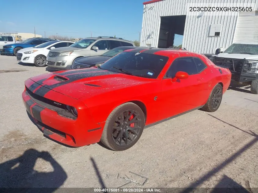 2C3CDZC9XGH325605 2016 Dodge Challenger Srt Hellcat