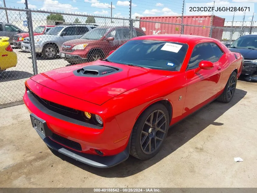 2016 Dodge Challenger 392 Hemi Scat Pack Shaker VIN: 2C3CDZFJ6GH284671 Lot: 40188542