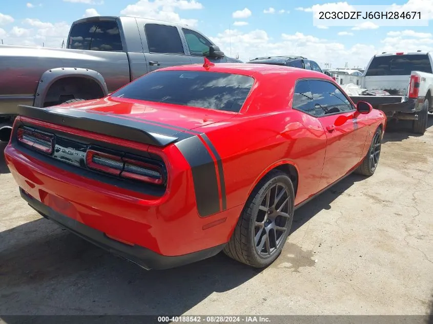 2016 Dodge Challenger 392 Hemi Scat Pack Shaker VIN: 2C3CDZFJ6GH284671 Lot: 40188542