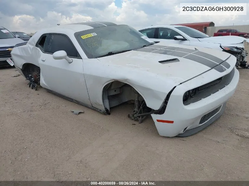 2C3CDZAG6GH300928 2016 Dodge Challenger Sxt