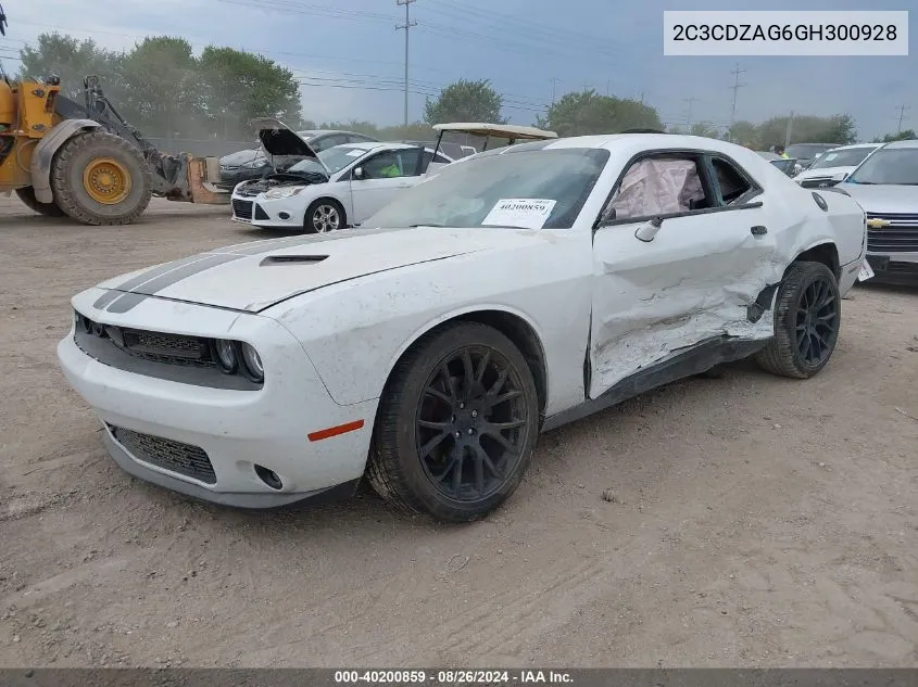 2016 Dodge Challenger Sxt VIN: 2C3CDZAG6GH300928 Lot: 40200859