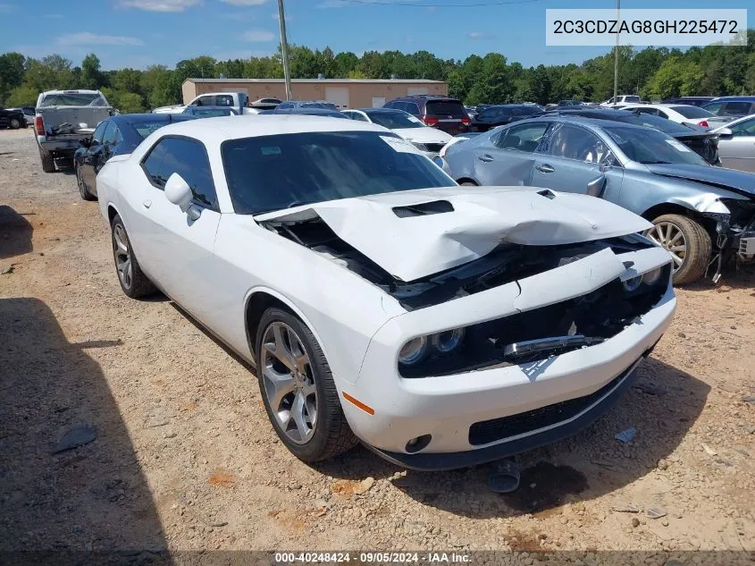 2C3CDZAG8GH225472 2016 Dodge Challenger Sxt