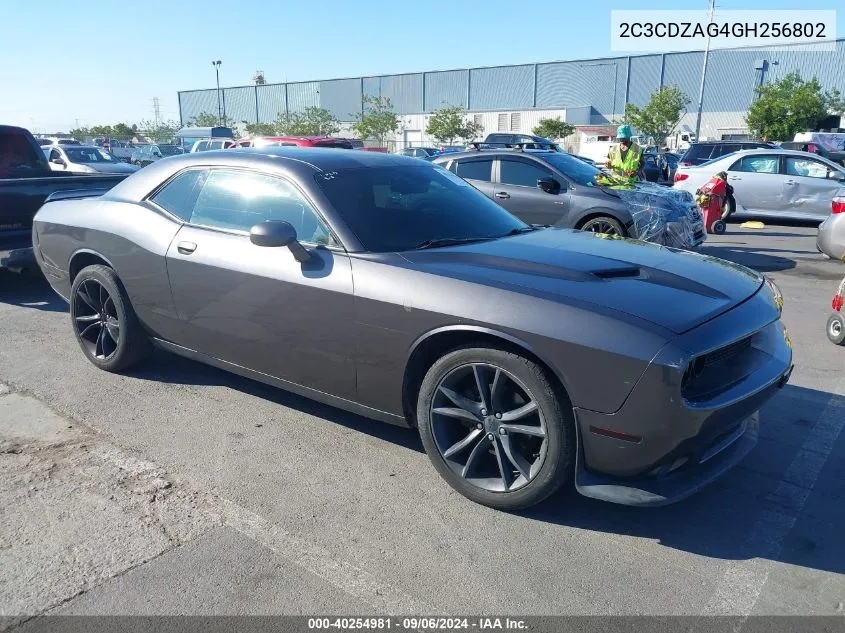 2016 Dodge Challenger Sxt VIN: 2C3CDZAG4GH256802 Lot: 40254981