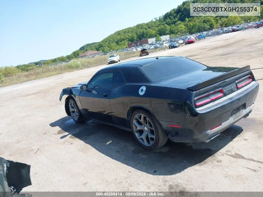 2C3CDZBTXGH255374 2016 Dodge Challenger R/T