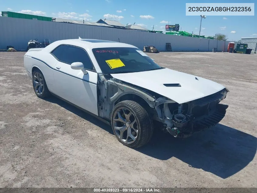 2016 Dodge Challenger Sxt Plus VIN: 2C3CDZAG8GH232356 Lot: 40359323