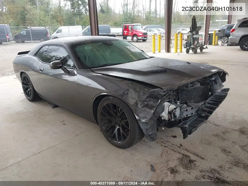 2016 Dodge Challenger Sxt VIN: 2C3CDZAG4GH101618 Lot: 40371089