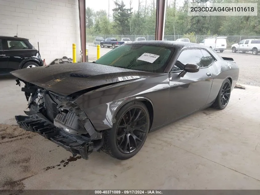 2016 Dodge Challenger Sxt VIN: 2C3CDZAG4GH101618 Lot: 40371089