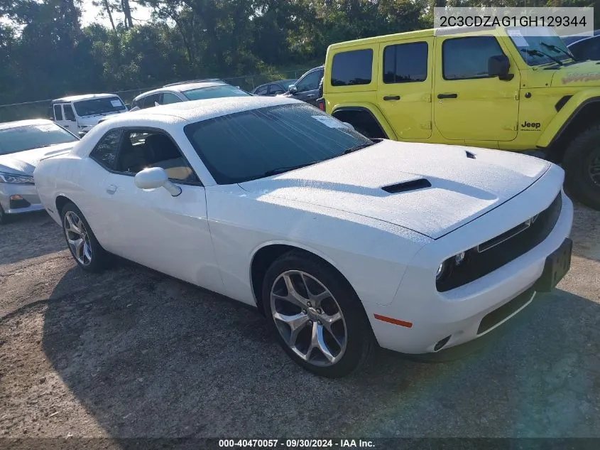 2016 Dodge Challenger Sxt Plus VIN: 2C3CDZAG1GH129344 Lot: 40470057