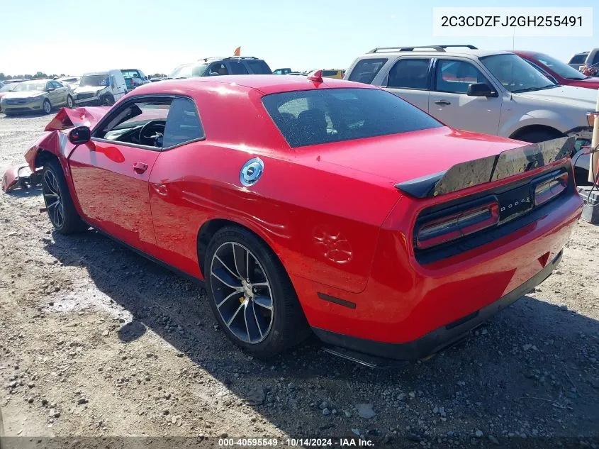 2016 Dodge Challenger R/T Scat Pack VIN: 2C3CDZFJ2GH255491 Lot: 40595549