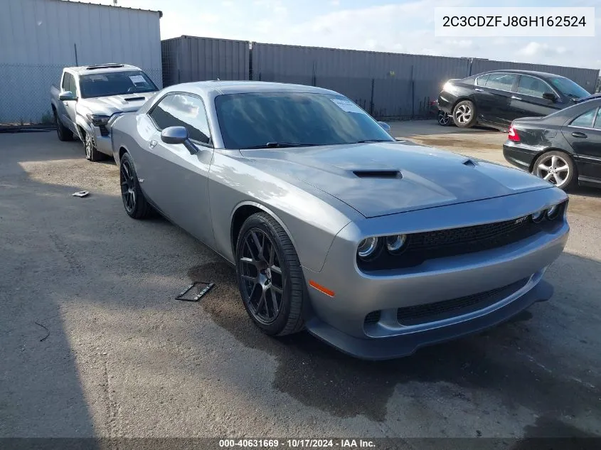 2016 Dodge Challenger R/T Scat Pack VIN: 2C3CDZFJ8GH162524 Lot: 40631669