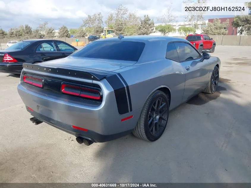 2016 Dodge Challenger R/T Scat Pack VIN: 2C3CDZFJ8GH162524 Lot: 40631669