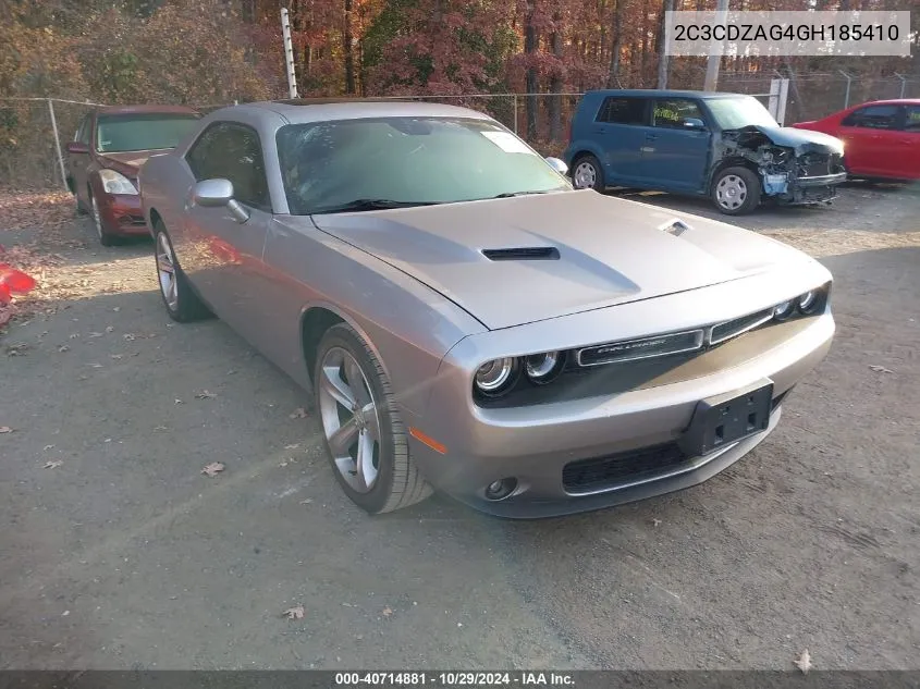 2016 Dodge Challenger Sxt VIN: 2C3CDZAG4GH185410 Lot: 40714881