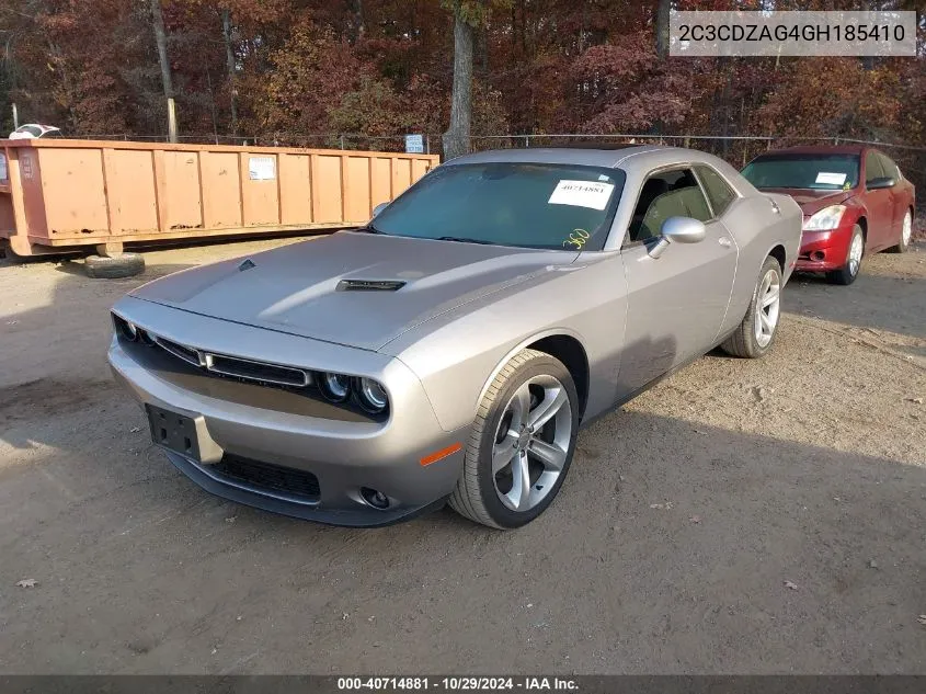 2C3CDZAG4GH185410 2016 Dodge Challenger Sxt