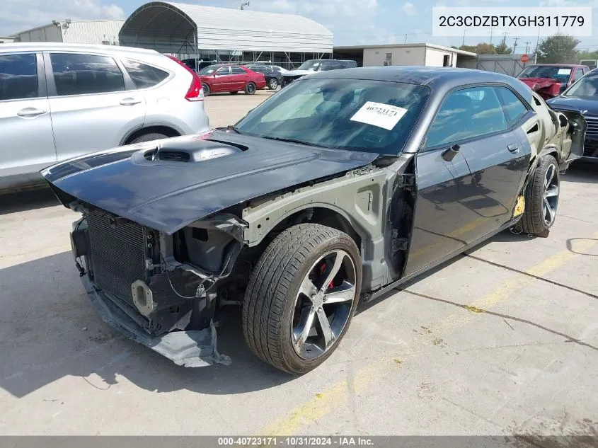 2016 Dodge Challenger R/T Plus Shaker VIN: 2C3CDZBTXGH311779 Lot: 40723171