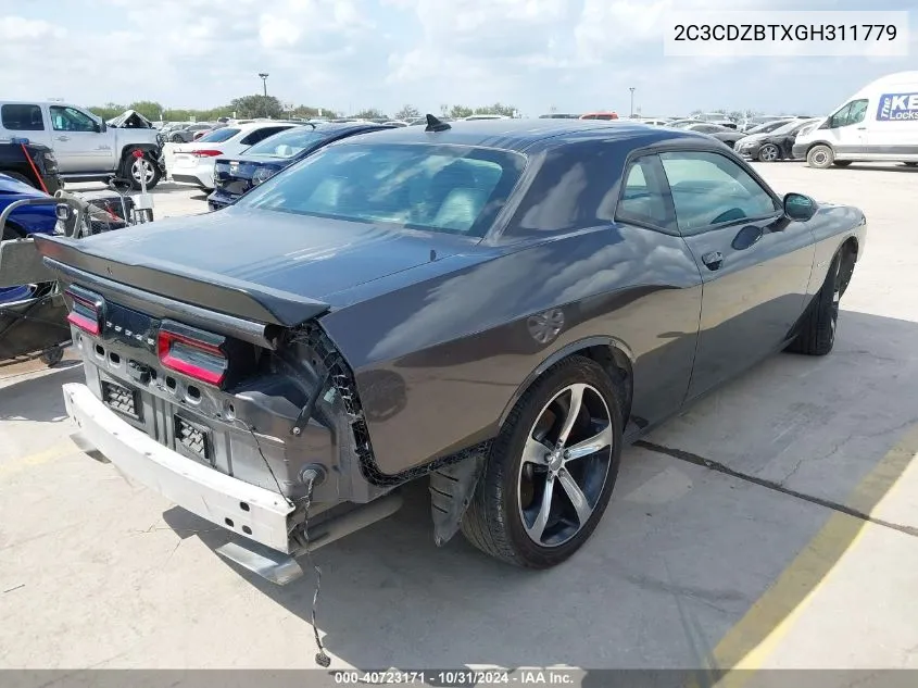 2016 Dodge Challenger R/T Plus Shaker VIN: 2C3CDZBTXGH311779 Lot: 40723171