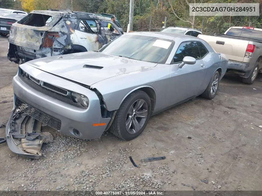 2016 Dodge Challenger Sxt VIN: 2C3CDZAG7GH284951 Lot: 40775097