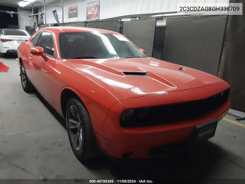 2016 Dodge Challenger Sxt VIN: 2C3CDZAG8GH338709 Lot: 40785385