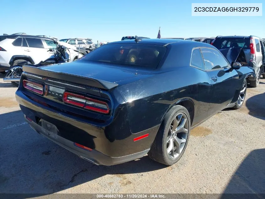 2016 Dodge Challenger Sxt VIN: 2C3CDZAG6GH329779 Lot: 40882783