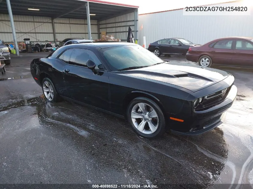 2016 Dodge Challenger Sxt VIN: 2C3CDZAG7GH254820 Lot: 40898522