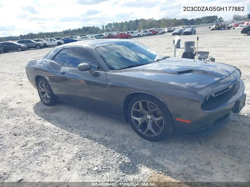 2016 Dodge Challenger Sxt Plus VIN: 2C3CDZAG5GH177882 Lot: 40899453