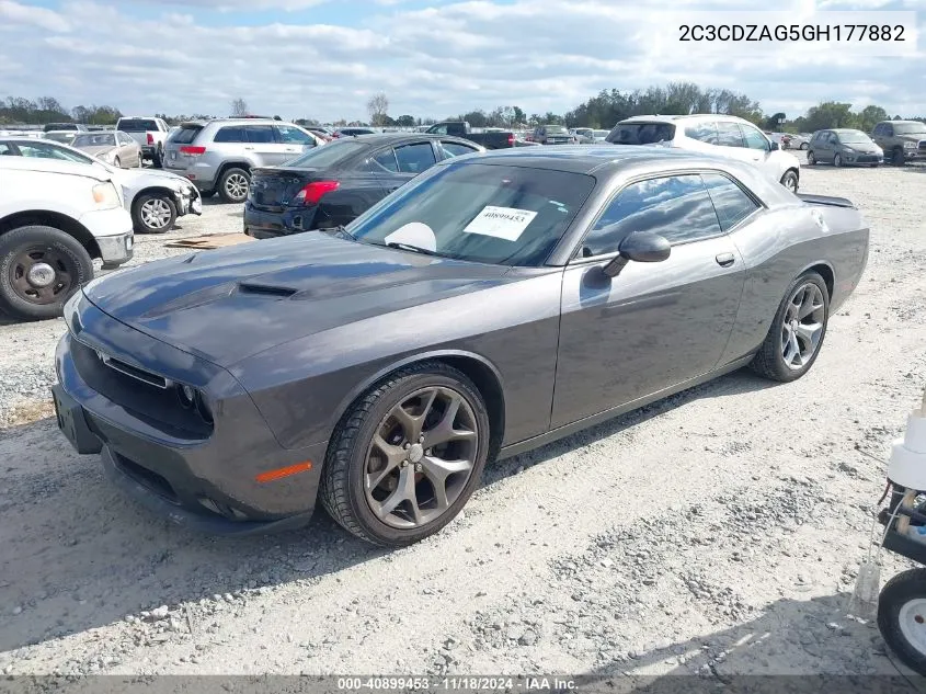 2016 Dodge Challenger Sxt Plus VIN: 2C3CDZAG5GH177882 Lot: 40899453