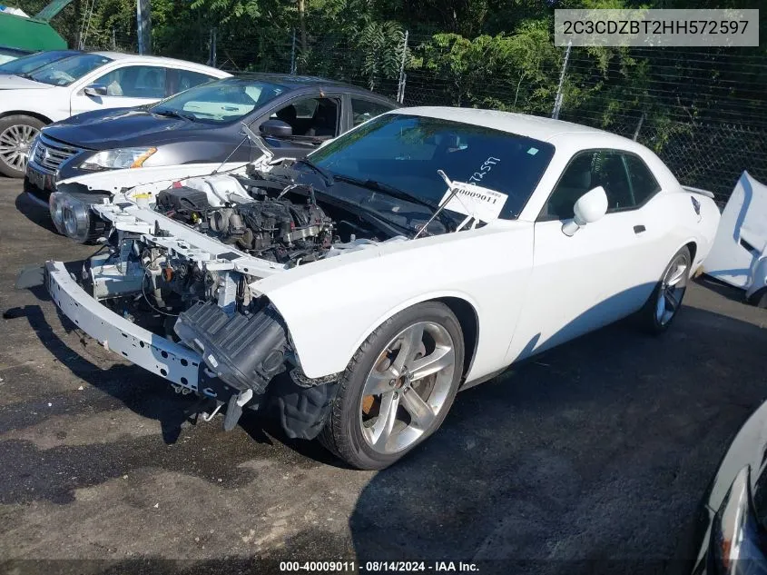 2C3CDZBT2HH572597 2017 Dodge Challenger R/T