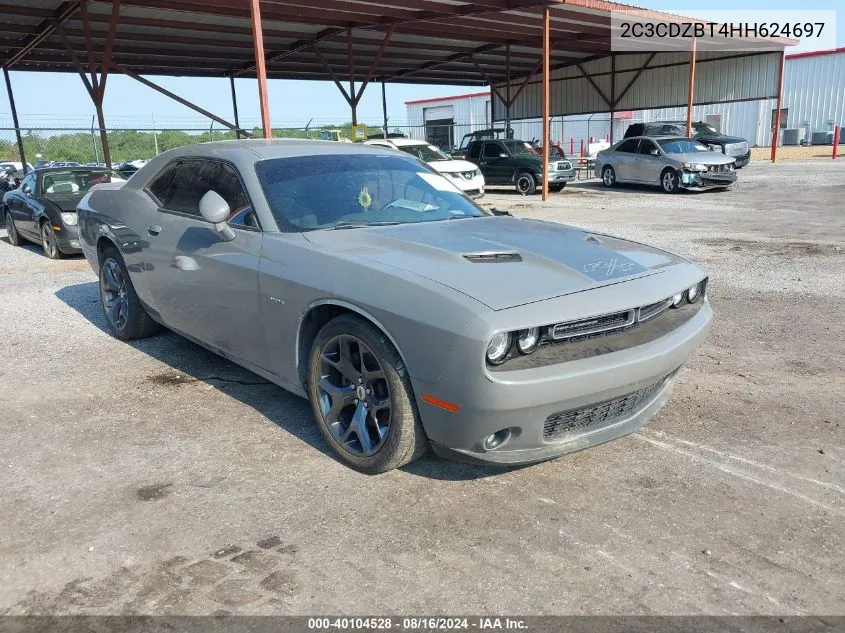 2017 Dodge Challenger R/T VIN: 2C3CDZBT4HH624697 Lot: 40104528