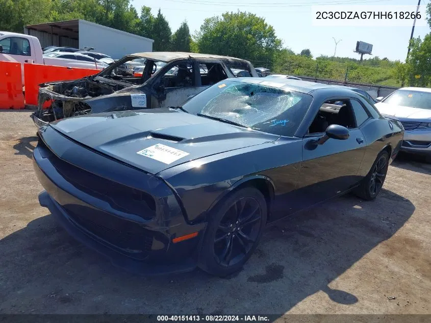 2C3CDZAG7HH618266 2017 Dodge Challenger Sxt