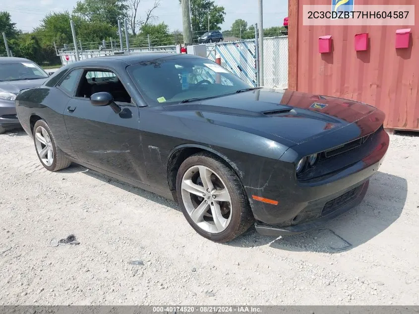 2017 Dodge Challenger R/T VIN: 2C3CDZBT7HH604587 Lot: 40174520