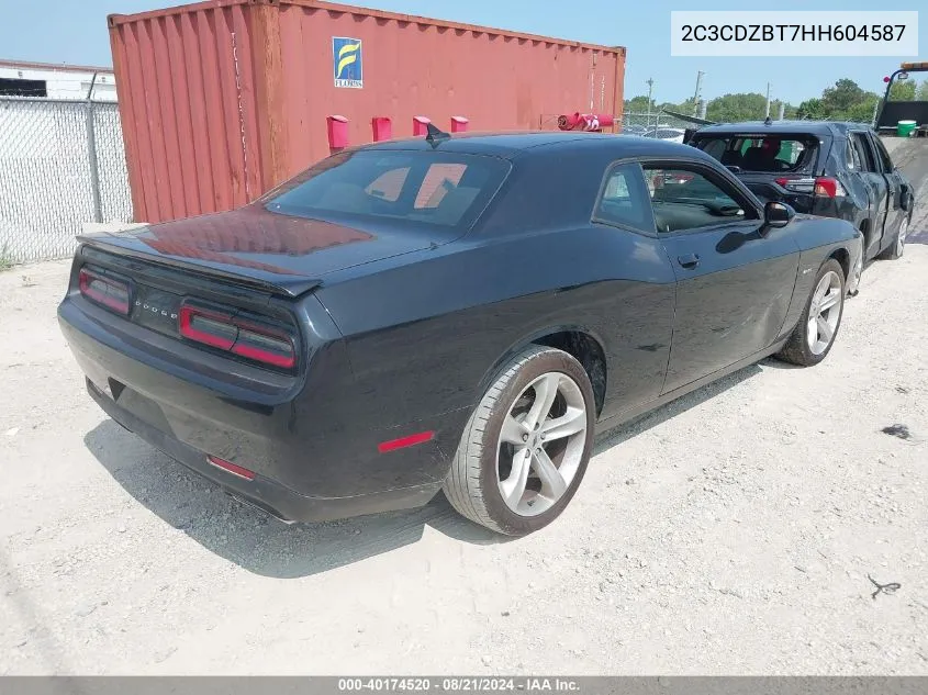 2C3CDZBT7HH604587 2017 Dodge Challenger R/T